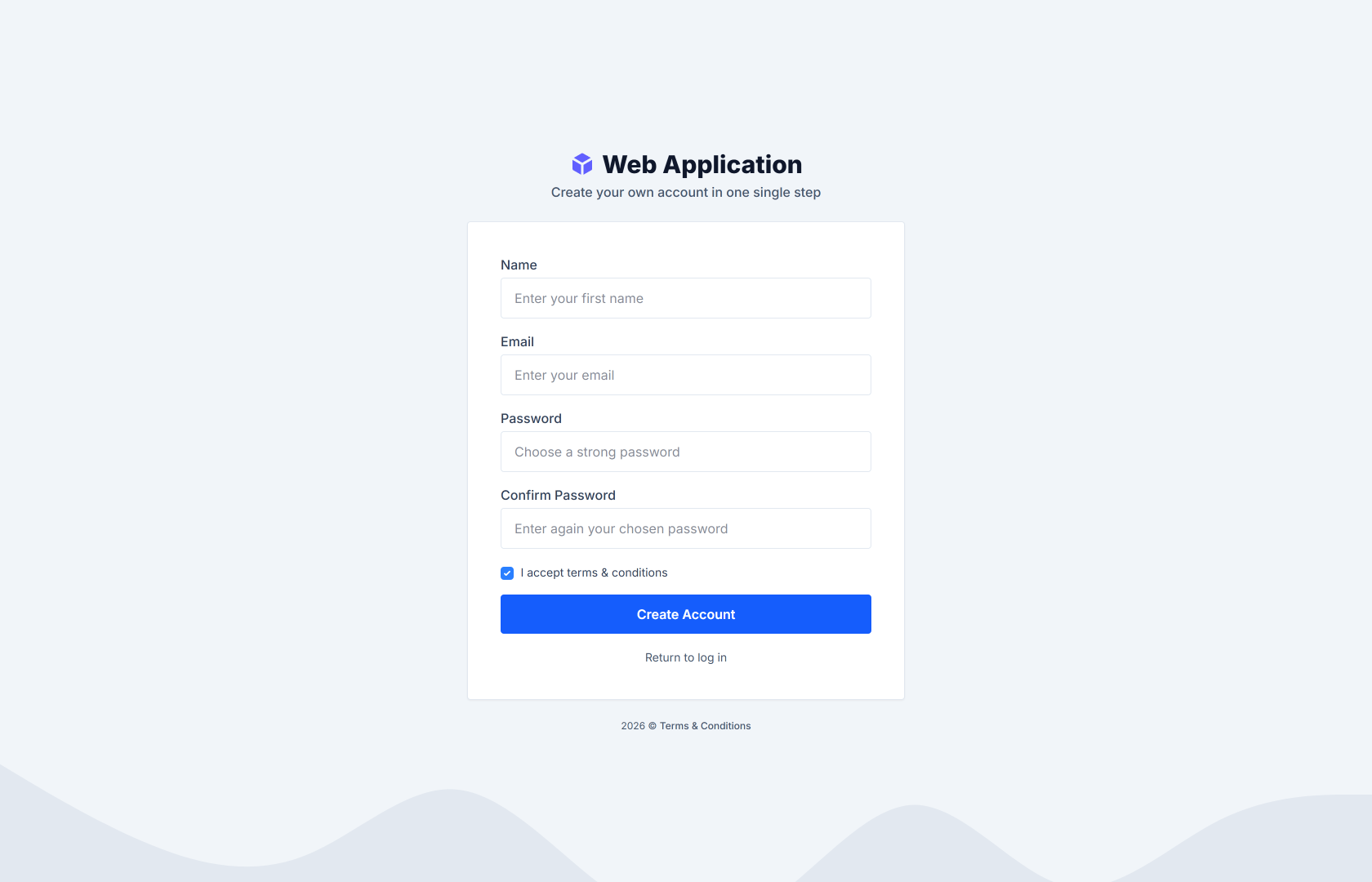 Preview of Auth Pages Tailwind CSS template